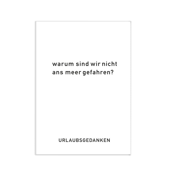 postkarte not the girl who misses much