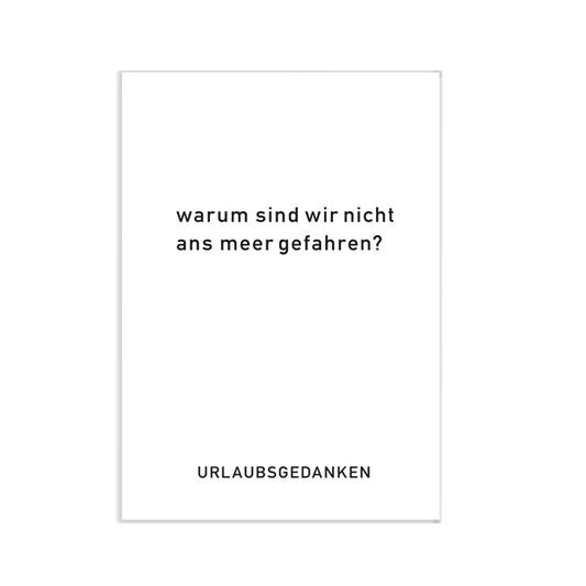 postkarte not the girl who misses much