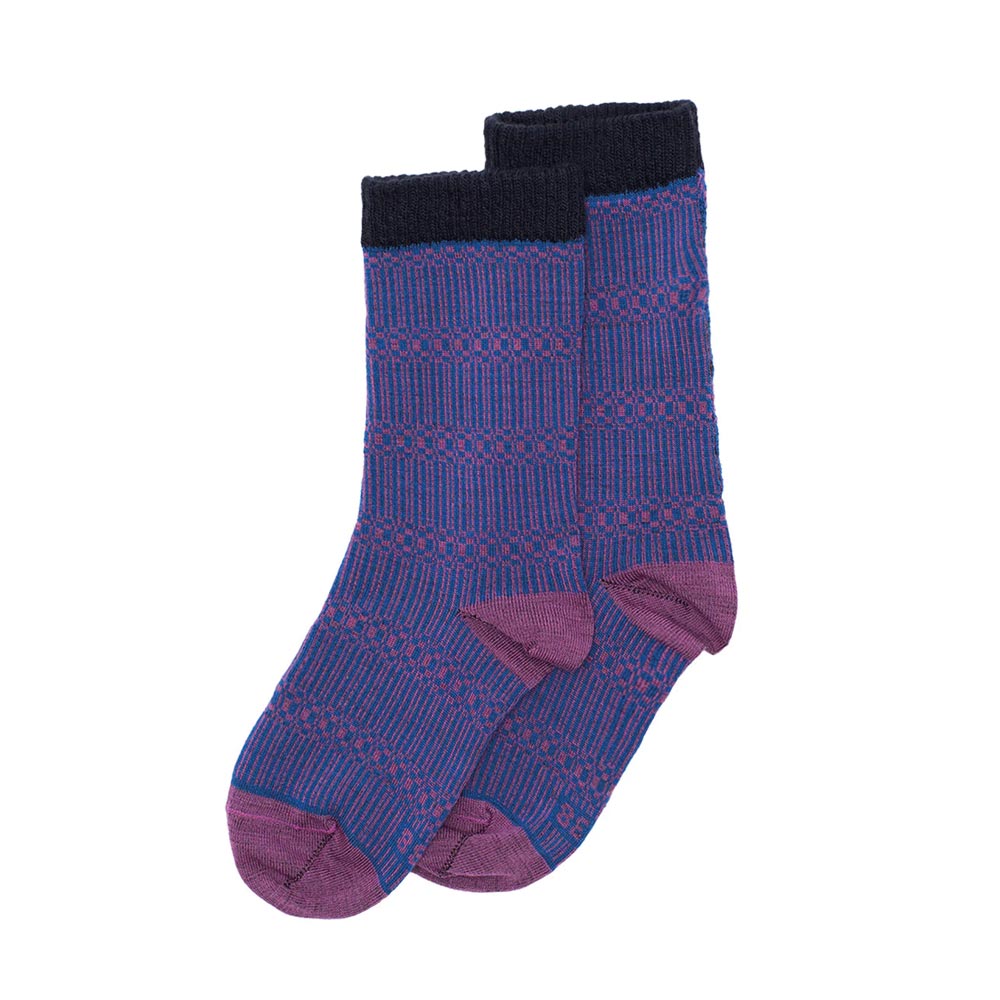 Socks Merino Wool Bauhaus Purple 39-41