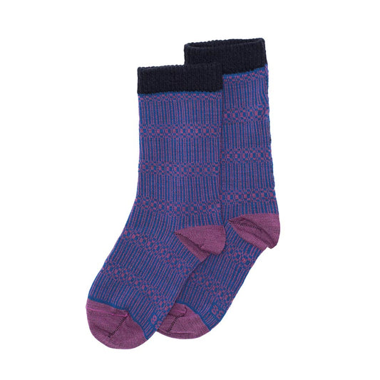 Socks Merino Wool Bauhaus Purple 39-41