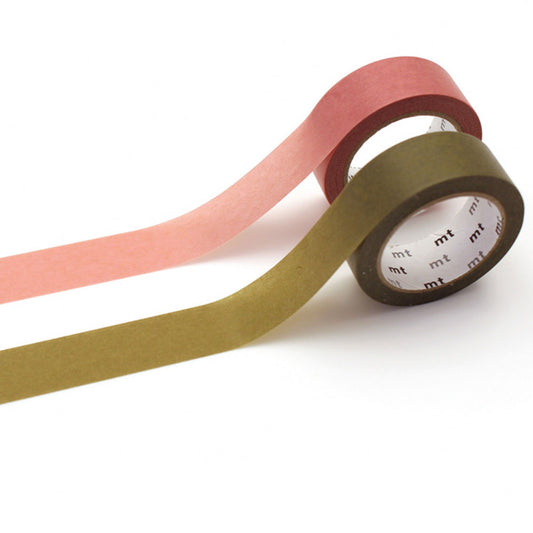 2 MT Masking Tapes Upcycled Rose Pink & Uguisu