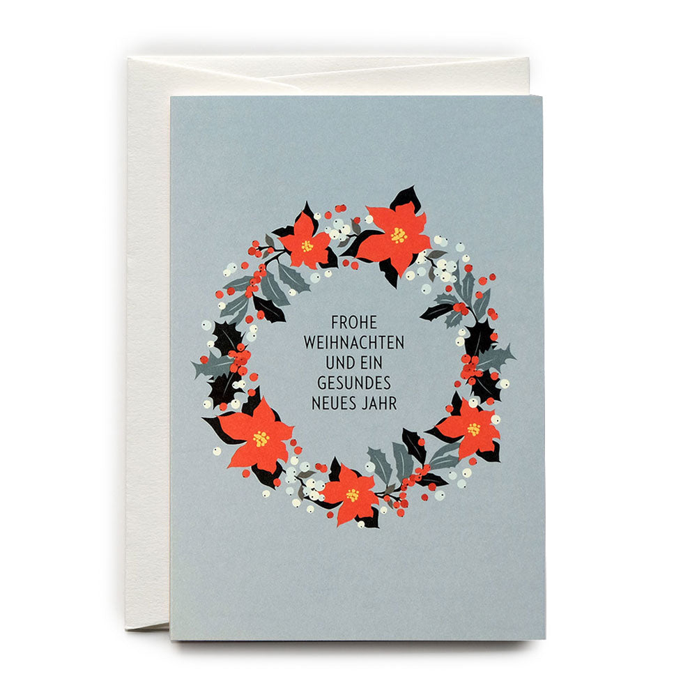 Folding Card WINTER ROSE