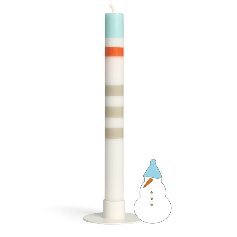 schneemann-kerze not the girl who misses much