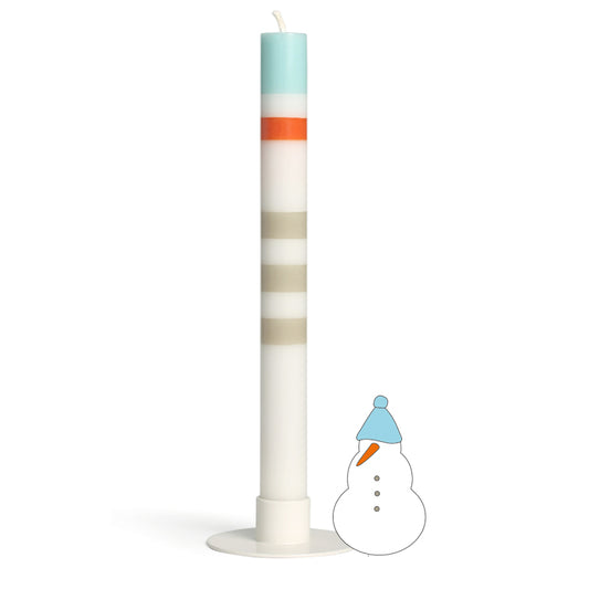 schneemann-kerze not the girl who misses much