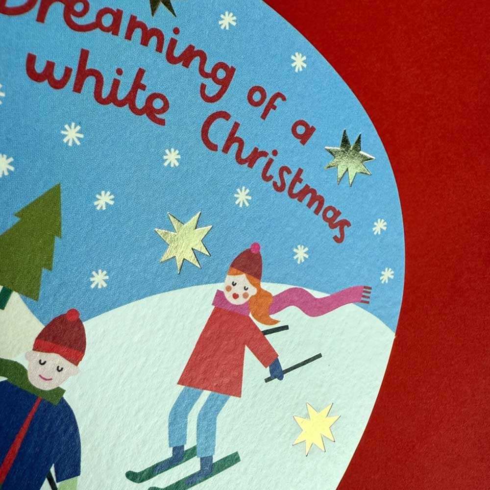 3D Klappkarte White Christmas