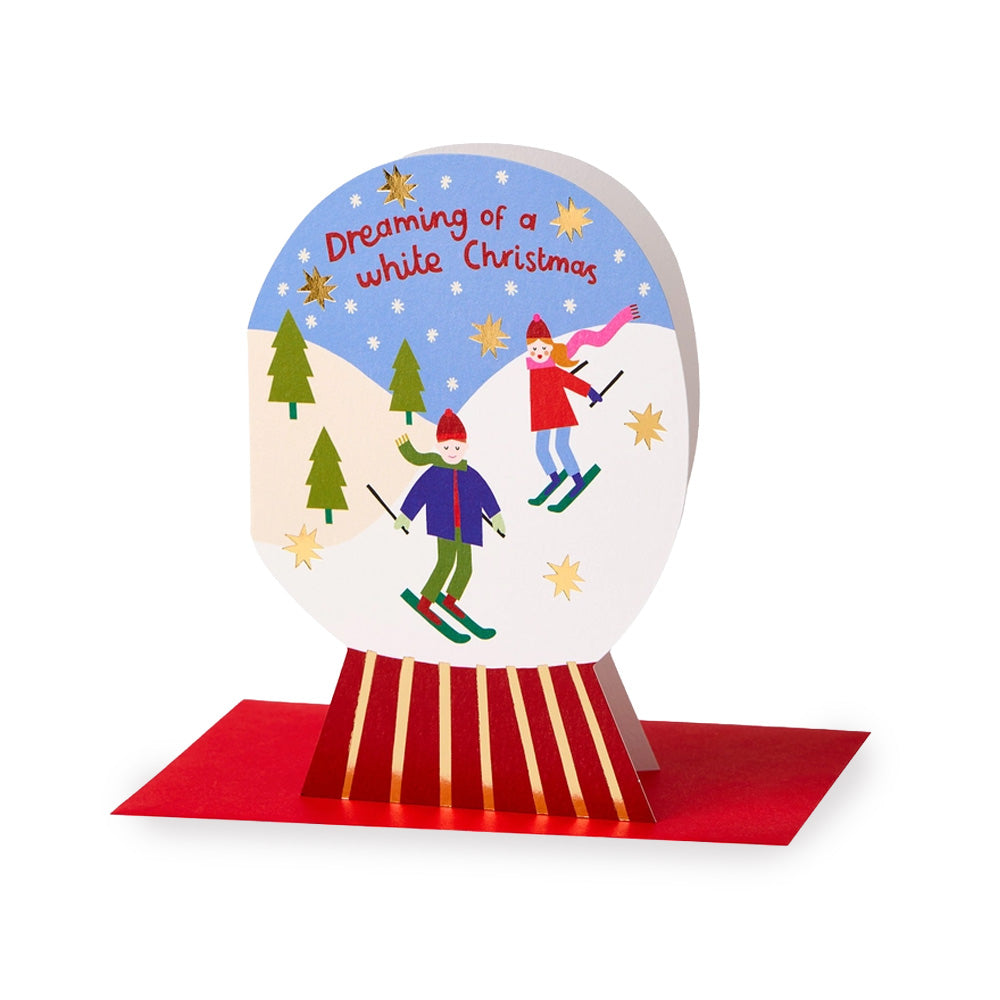 3D Klappkarte White Christmas