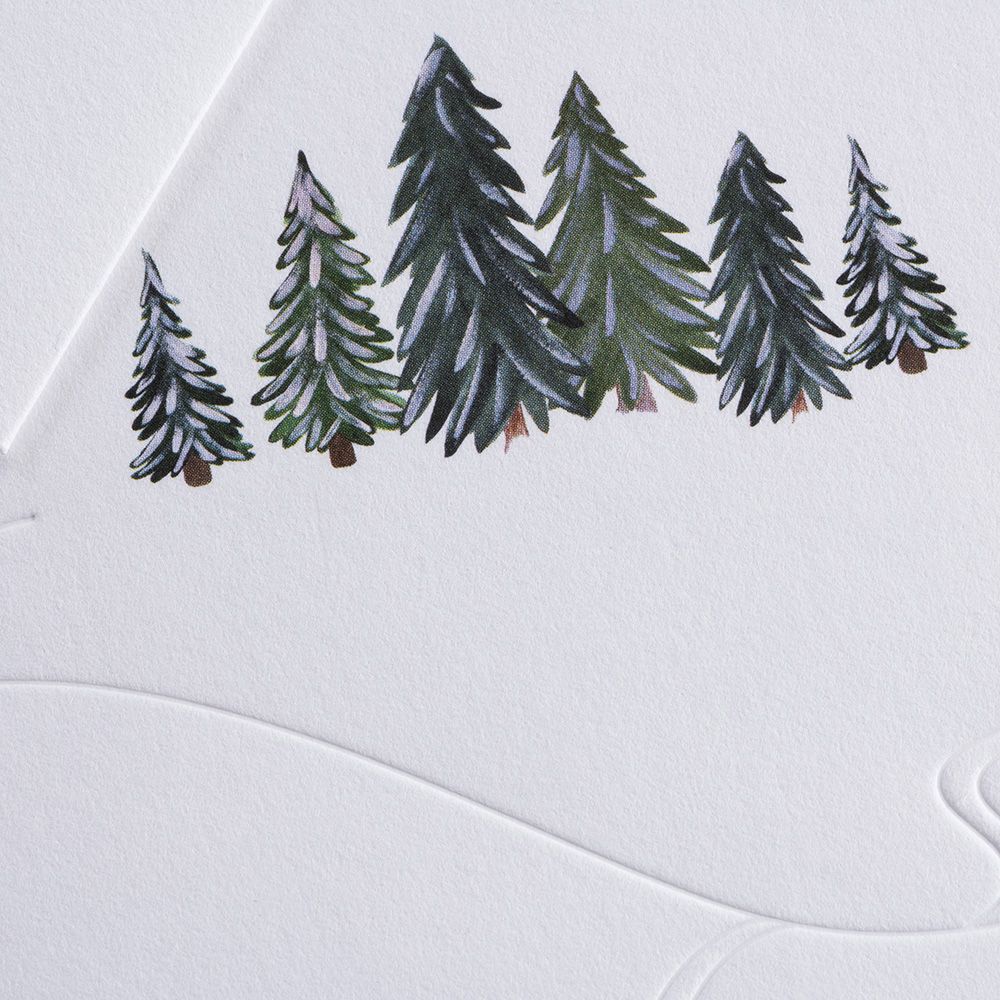 Klappkarte WINTERLANDSCHAFT