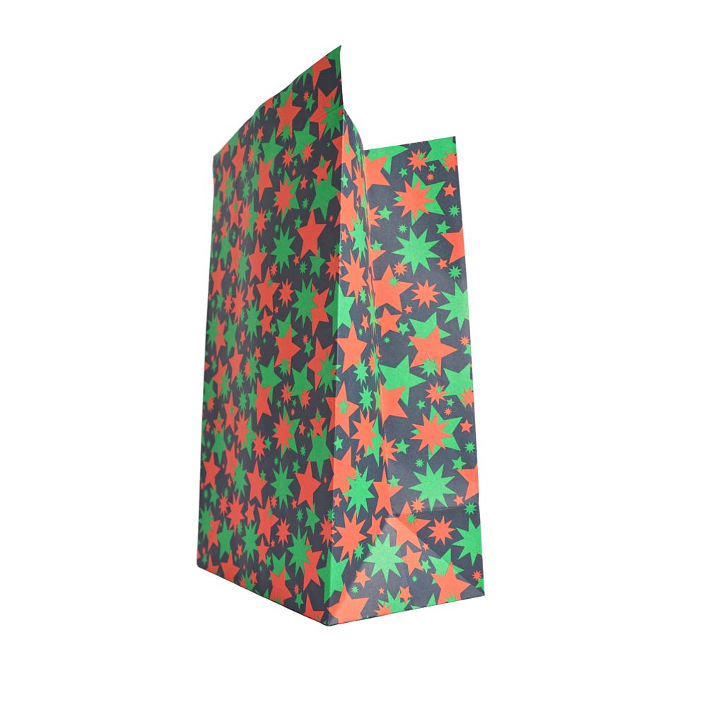 Papiergeschenktüte Stern (M, mit Boden)