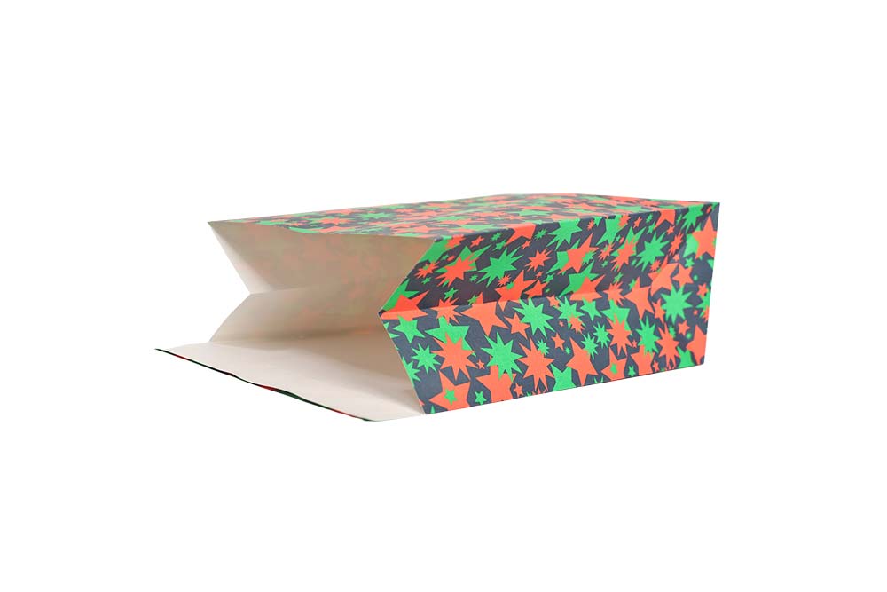 Papiergeschenktüte Stern (M, mit Boden)