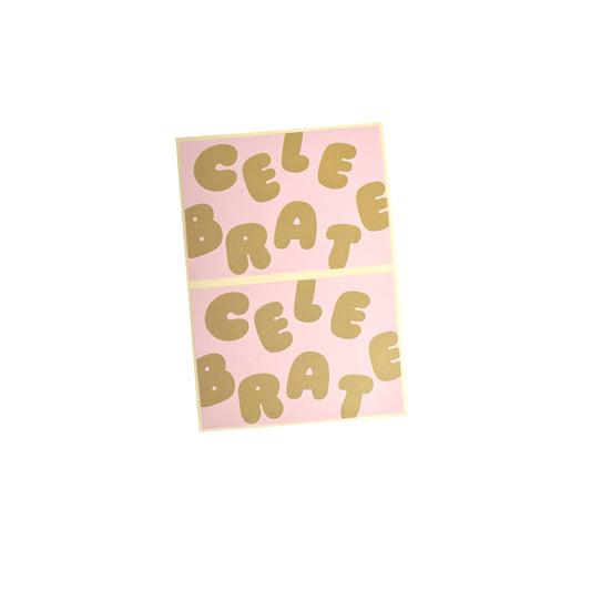 2 Sticker Celebrate