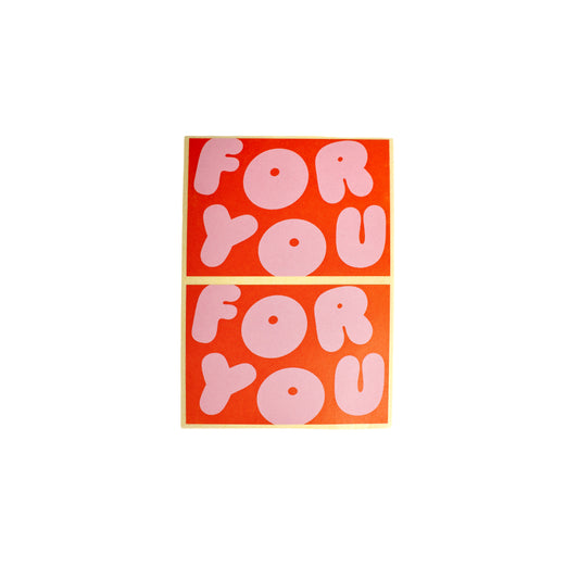 2 Sticker For you