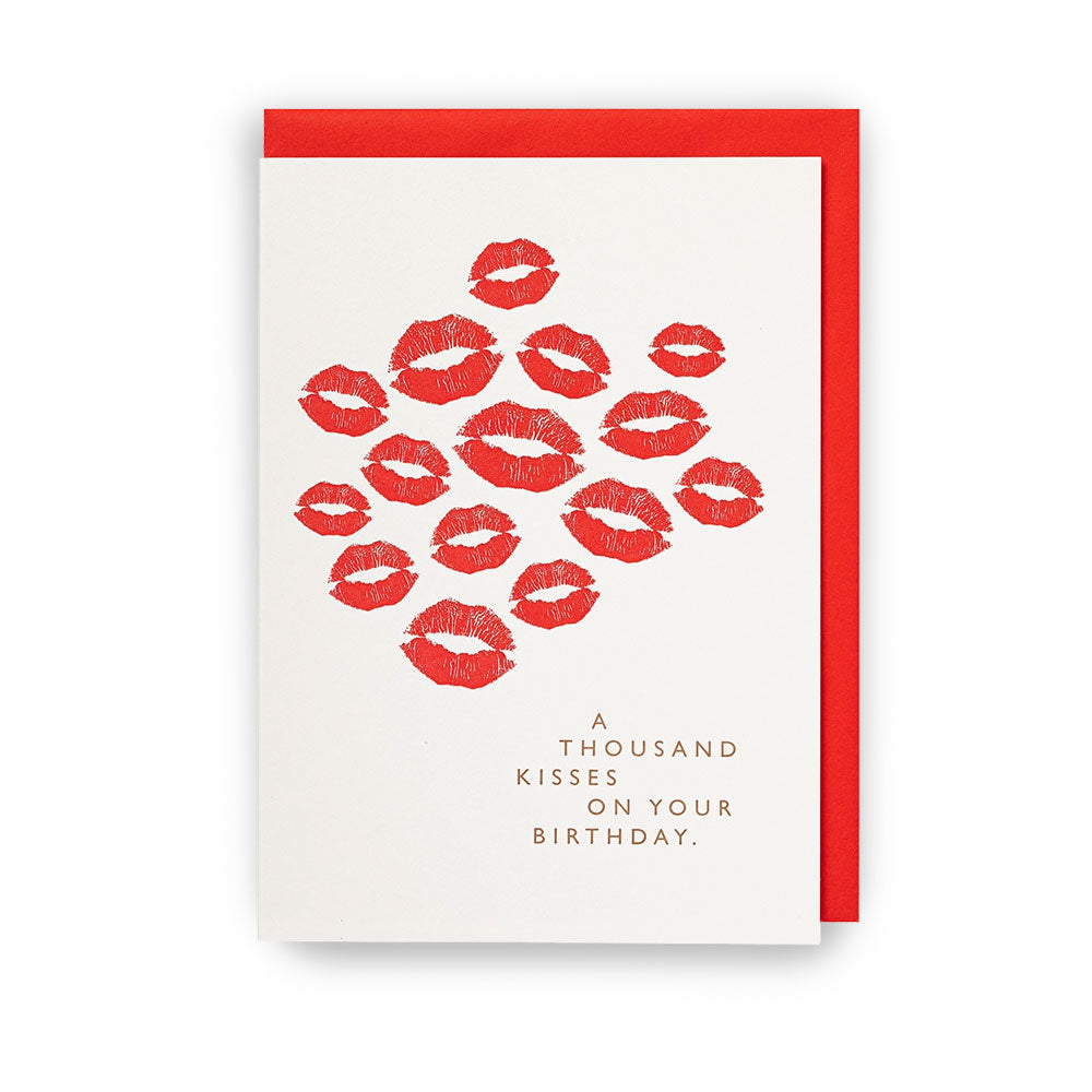 Folding Card A THOUSAND KISSES
