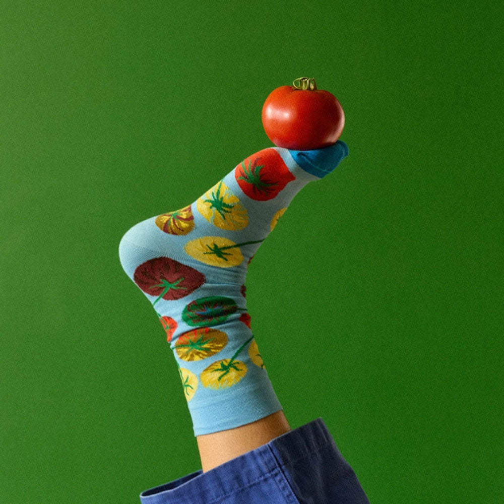 Socks Tomato Azure FS801 (39-41)