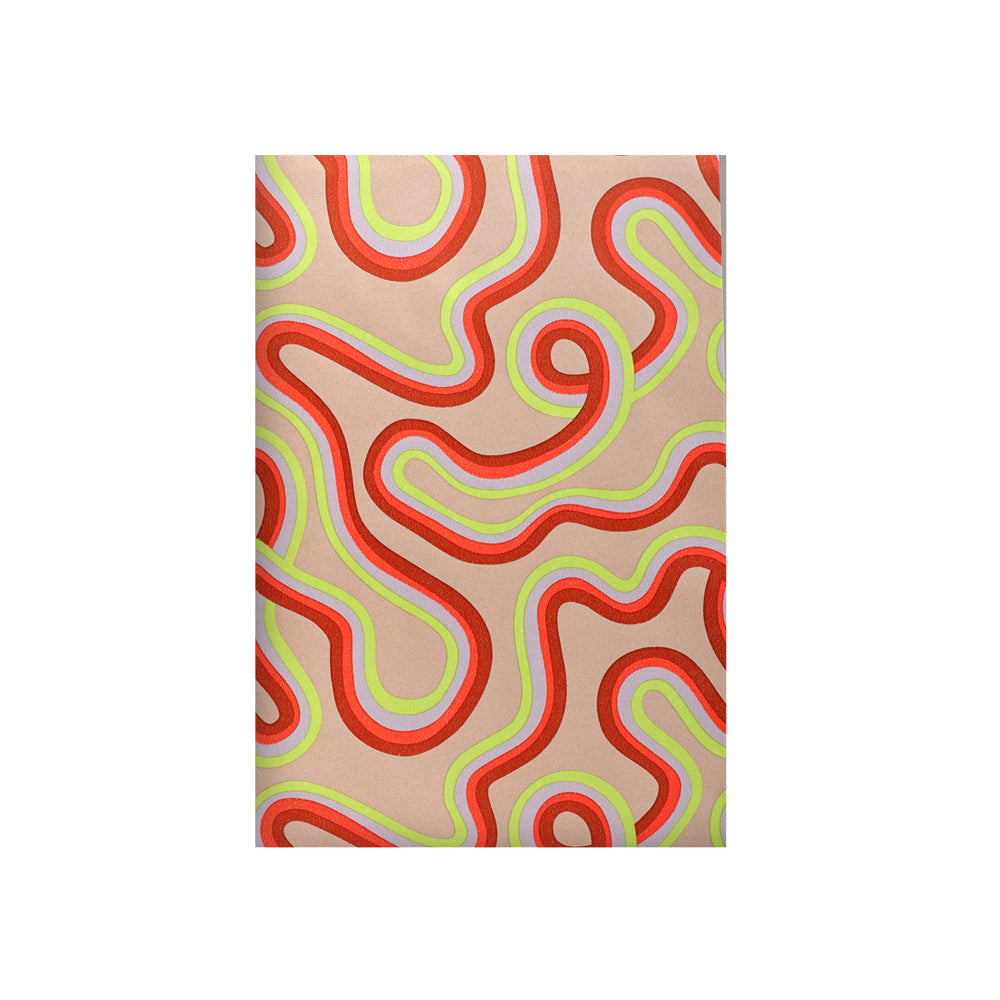 Papiergeschenktüte Rainbow Lines (M)