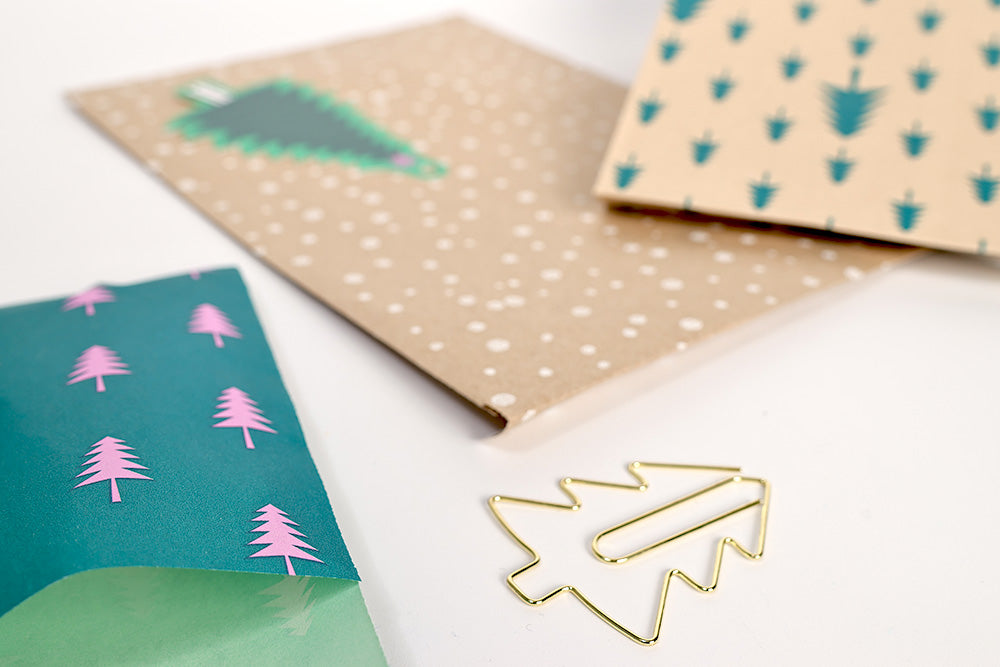 Metallklammer Baum groß - 3er Set