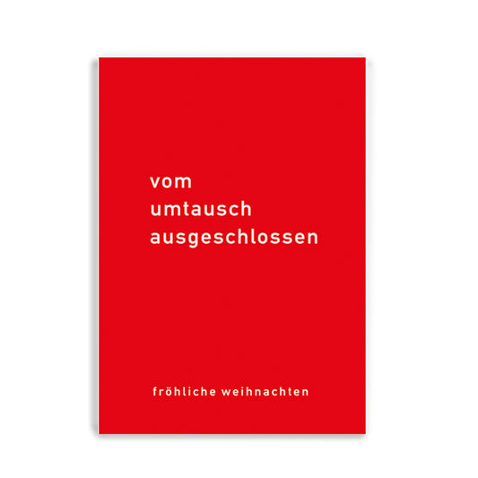 postkarte weihnachten not the girl who misses much