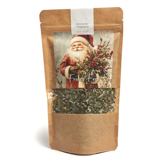 Kräutertee Weihnachtsmann Frohes Fest