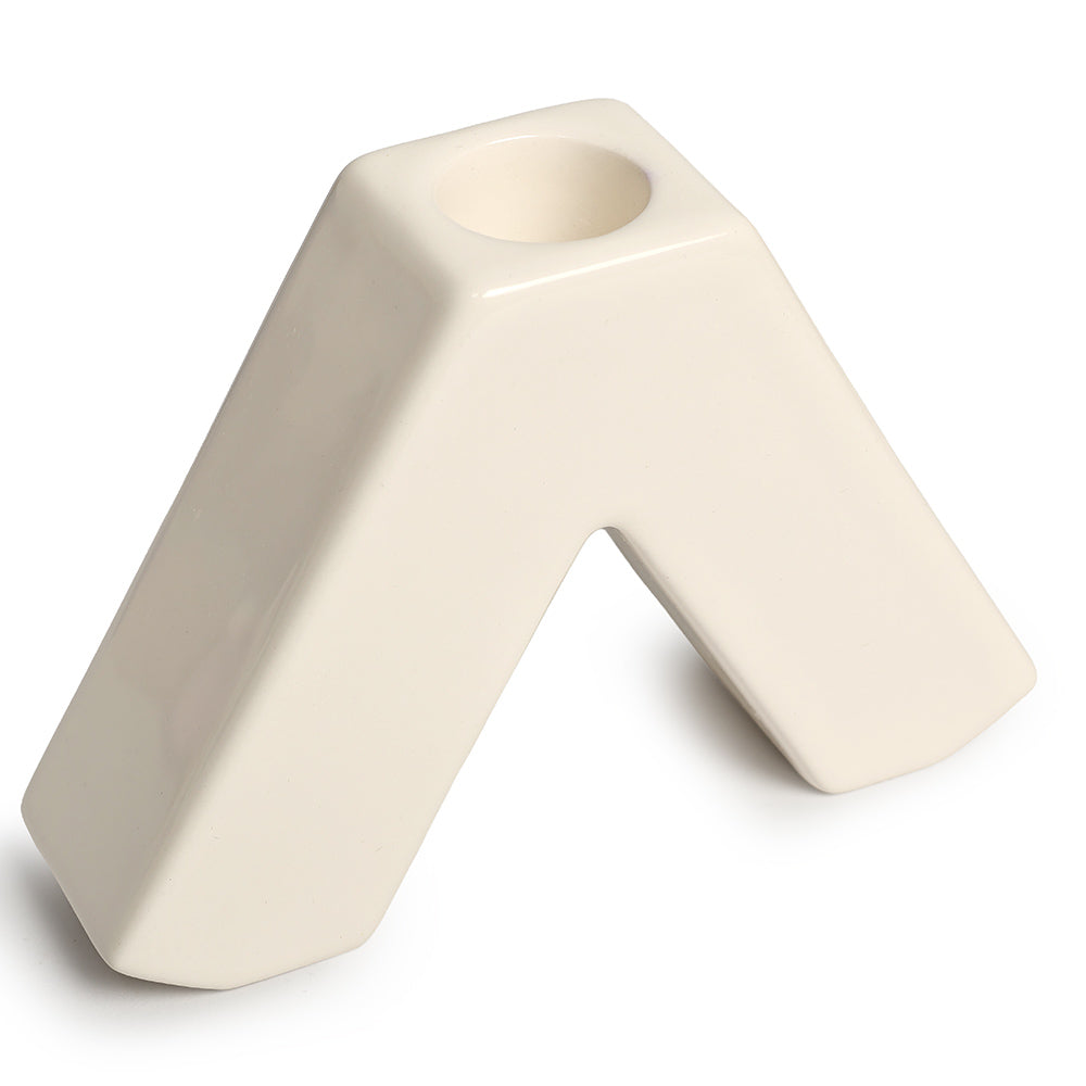 Kerzenhalter whywhy Pure White