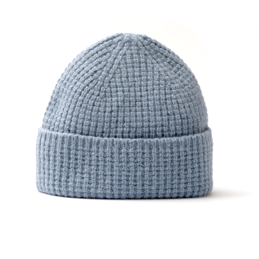 Wollmütze mit Angora, Light Blue