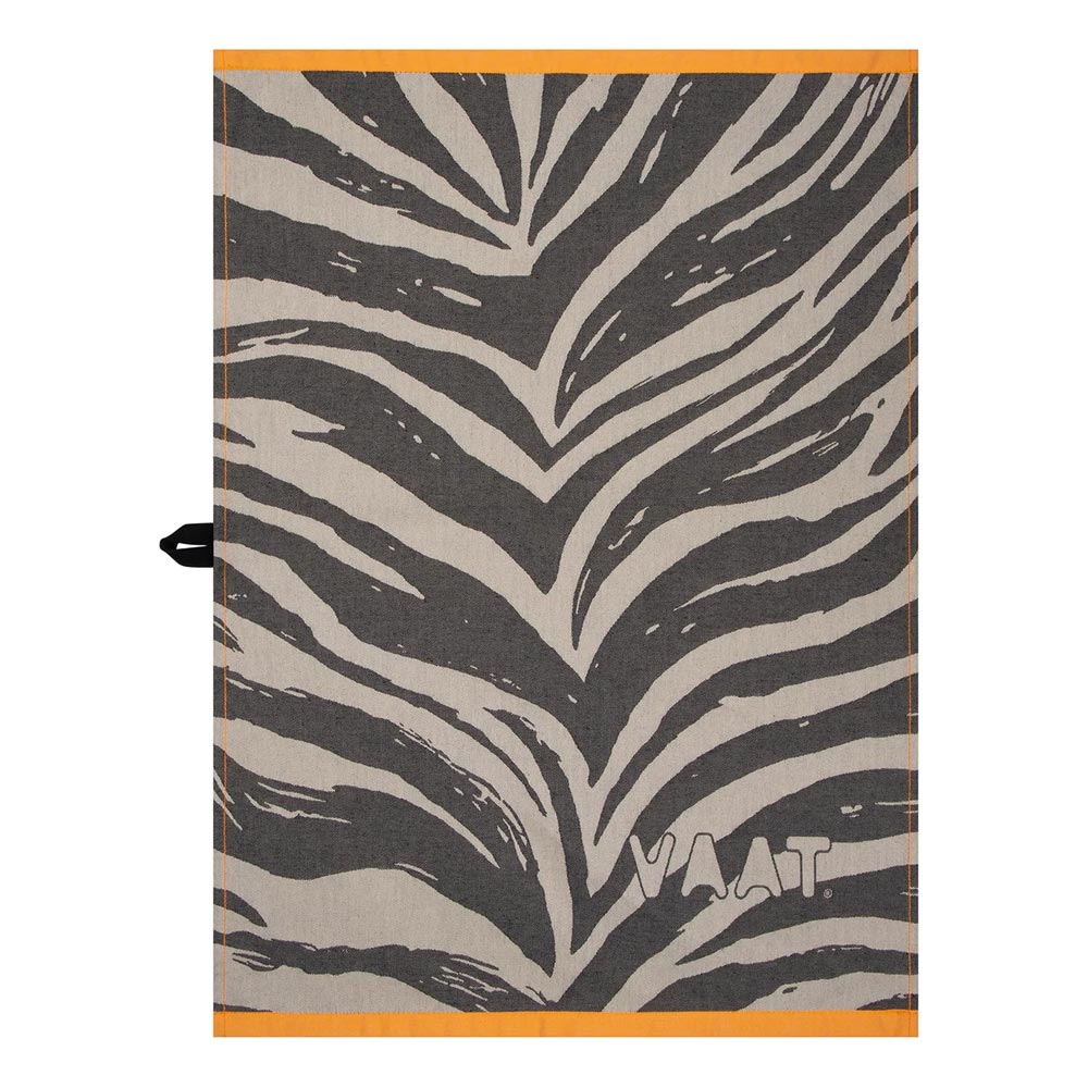 2er Set Hand- und Geschirrtuch Zebra-Black