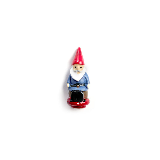 Dwarf Sitting on Mushroom Magnet