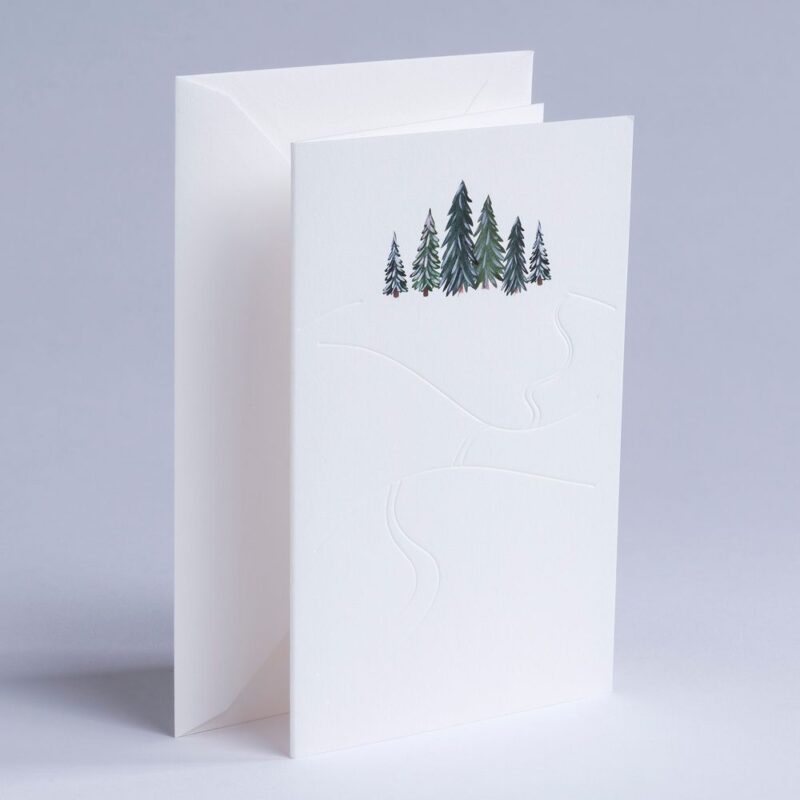 Klappkarte Winterlandschaft – Bild 4