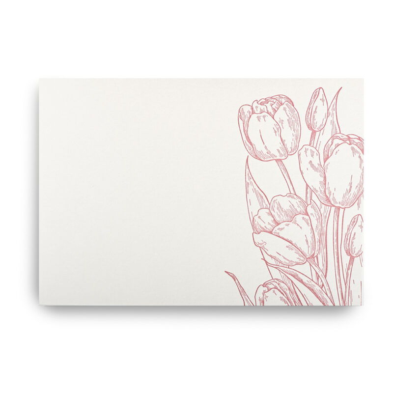 Klappkarte Tulpen