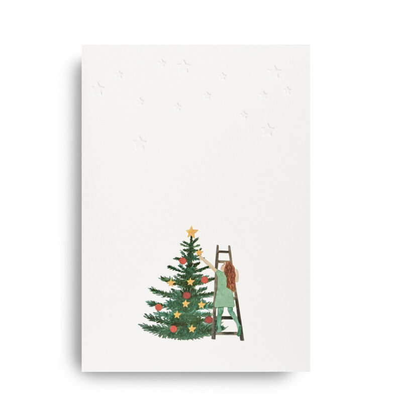 Klappkarte Weihnachtsbaum