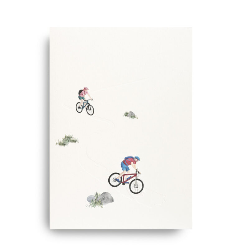 Klappkarte Mountainbiking