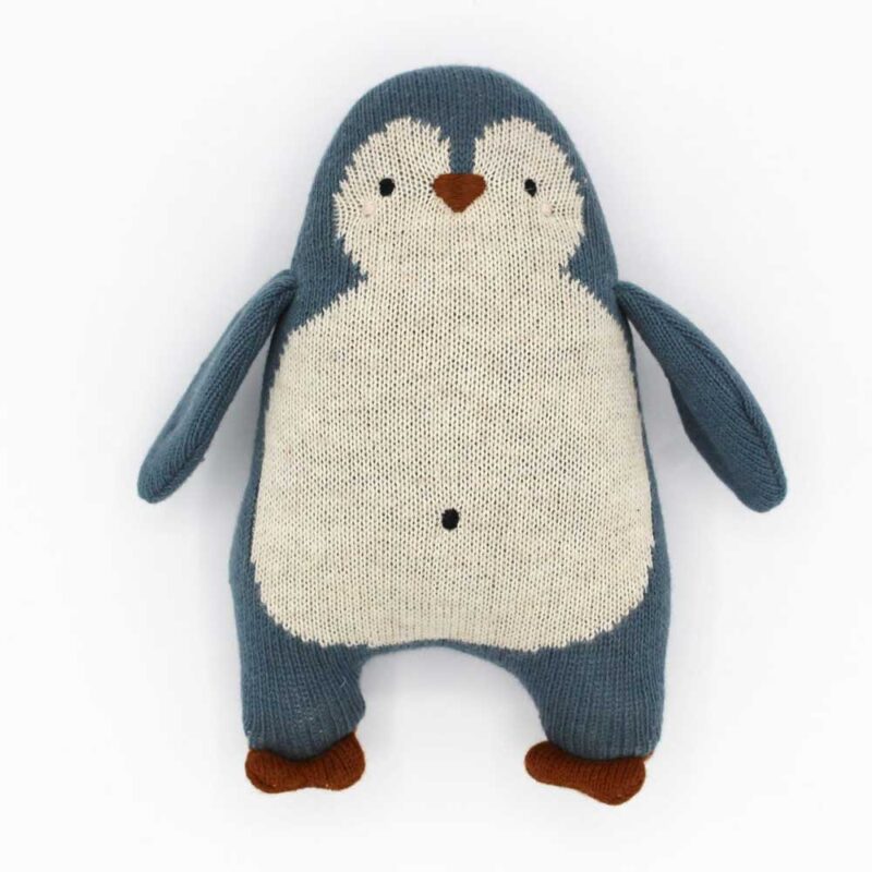 Babyrassel Pinguin, blau – Bild 2