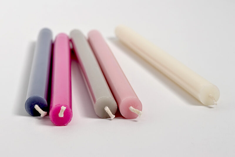 5 Mini Candles,  Color Mix CLASSIC – Bild 2