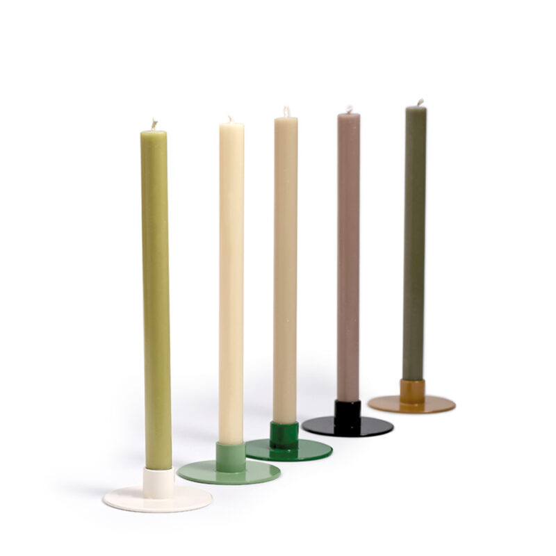 5 Mini Candles,  Color Mix NATURE