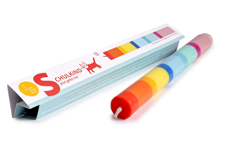 SCHULKIND Kerze – Bild 3