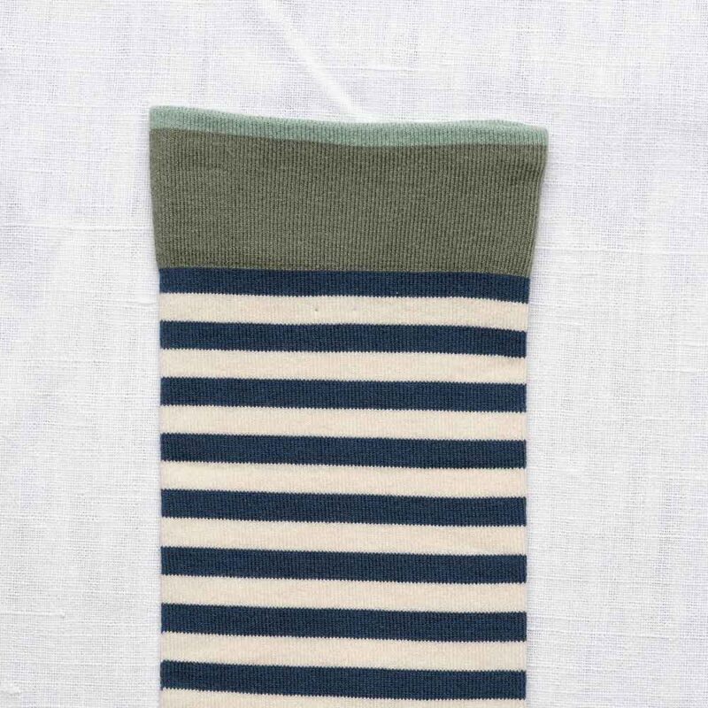 Socken RY 134 Marine geringelt (39-41) – Bild 2