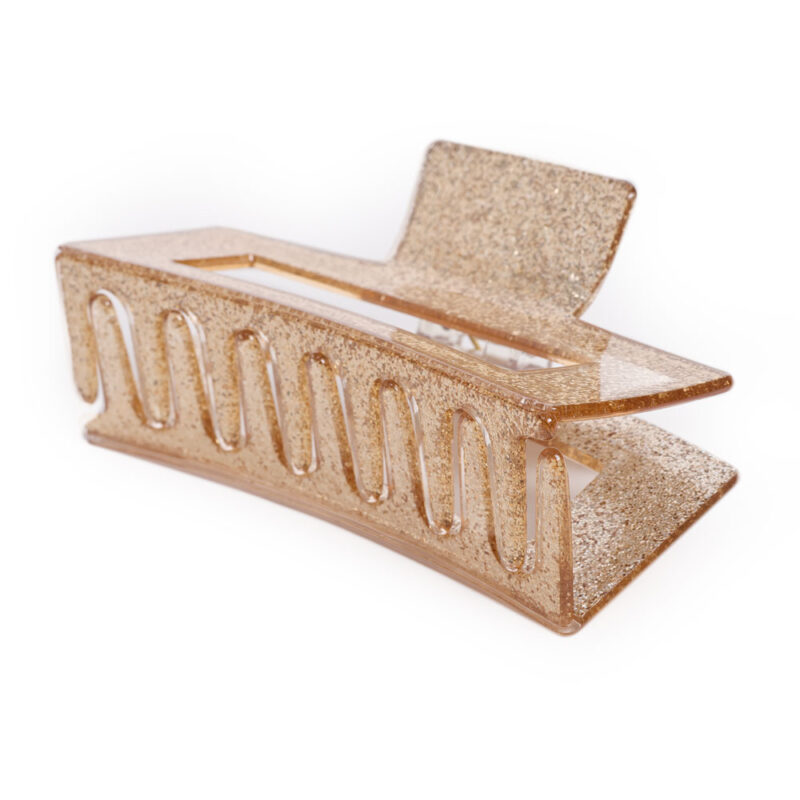 Haarklammer XL Gold Glitter – Bild 2