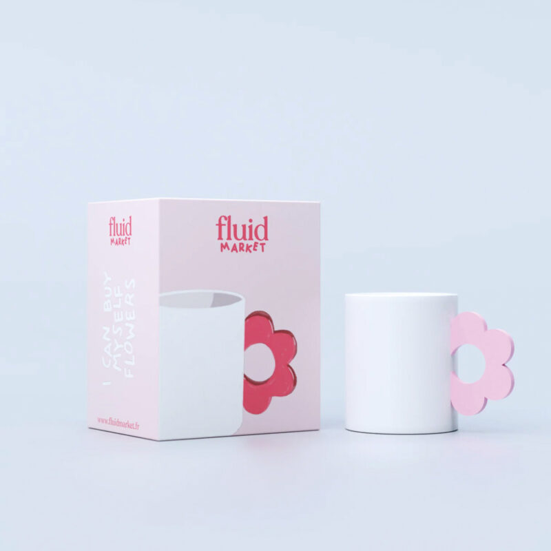 Mug Flower light pink – Bild 2