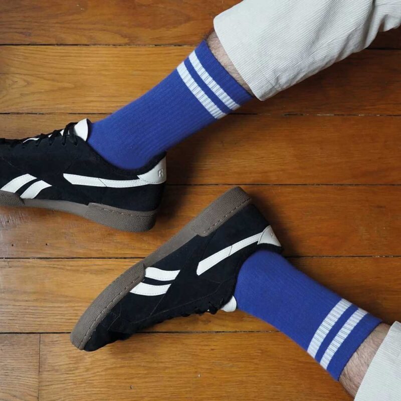 Tennissocken Royalblau/Weiß 41-46