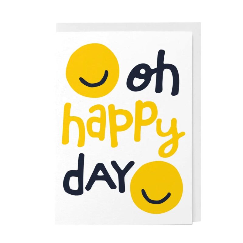 Klappkarte Oh happy day