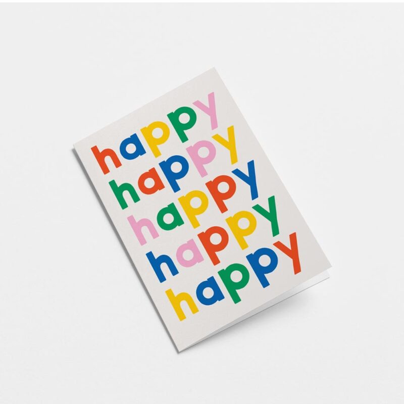 Klappkarte Happy happy happy... – Bild 2