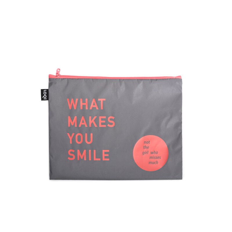 not the girl x loqi Zip Bag Reflective