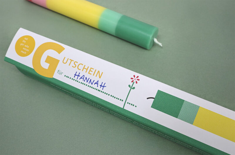 GUTSCHEIN Kerze – Bild 5