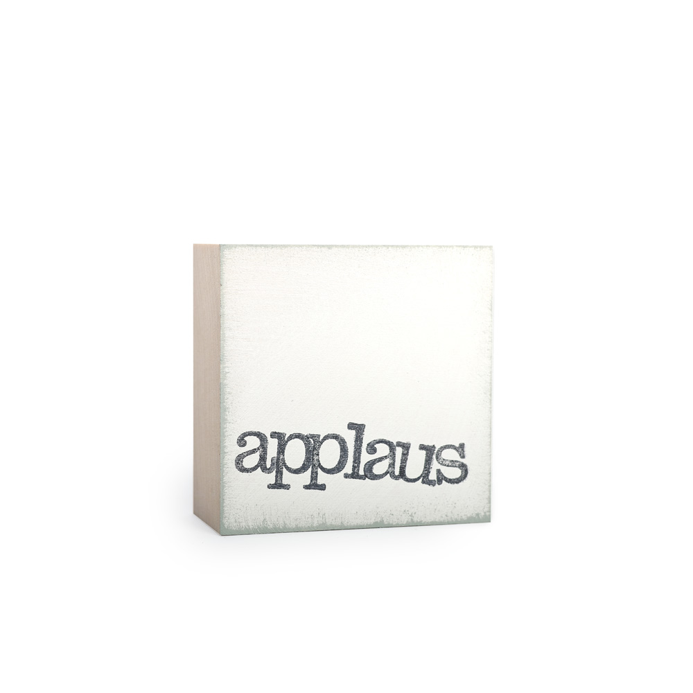 Applaus, Textbaustein