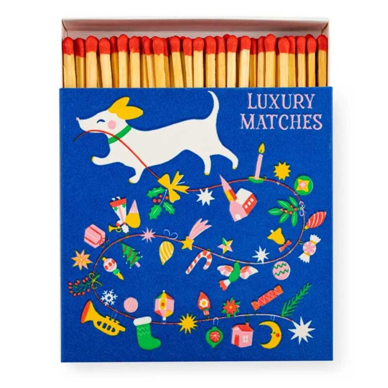 Luxury Matches Festive Dog B338