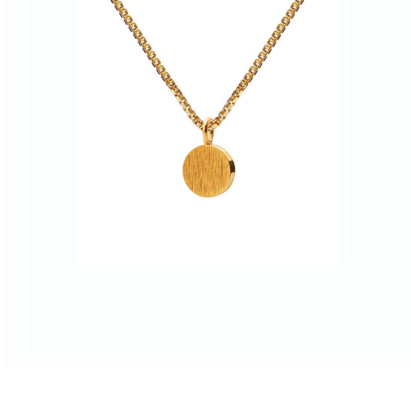 Goldene Halskette mit Anhänger Gold