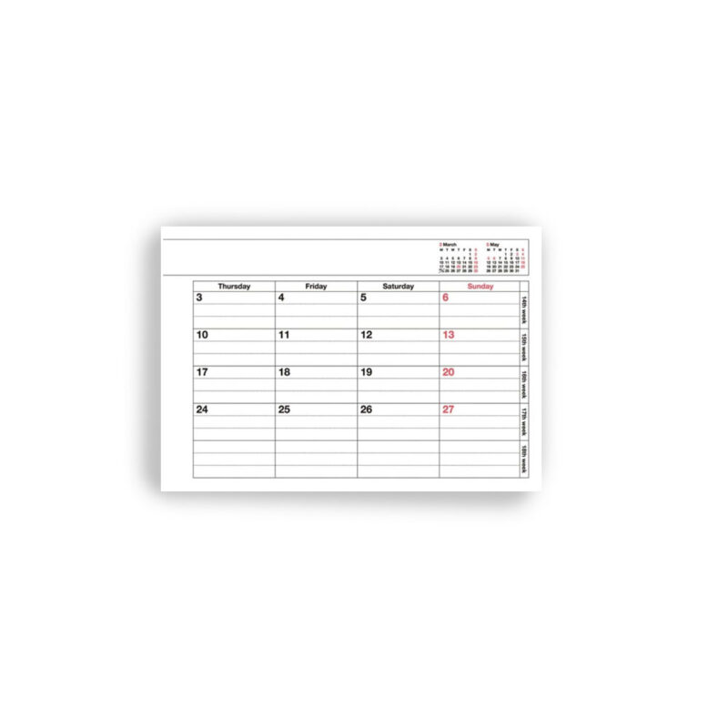 Mini Monatskalender 2026 Blue – Bild 3