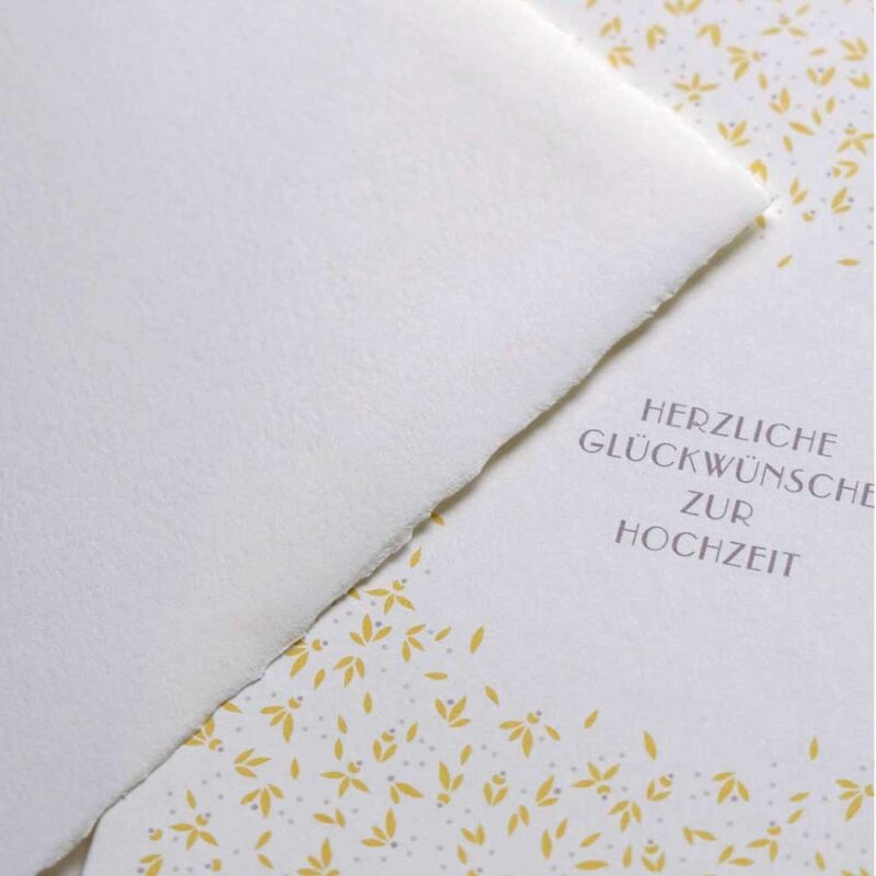 Klappkarte Hochzeit Kleine Blüten – Bild 2