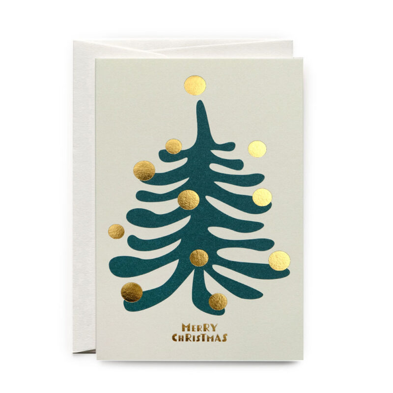 Weihnachtsgrusskarte Baum
