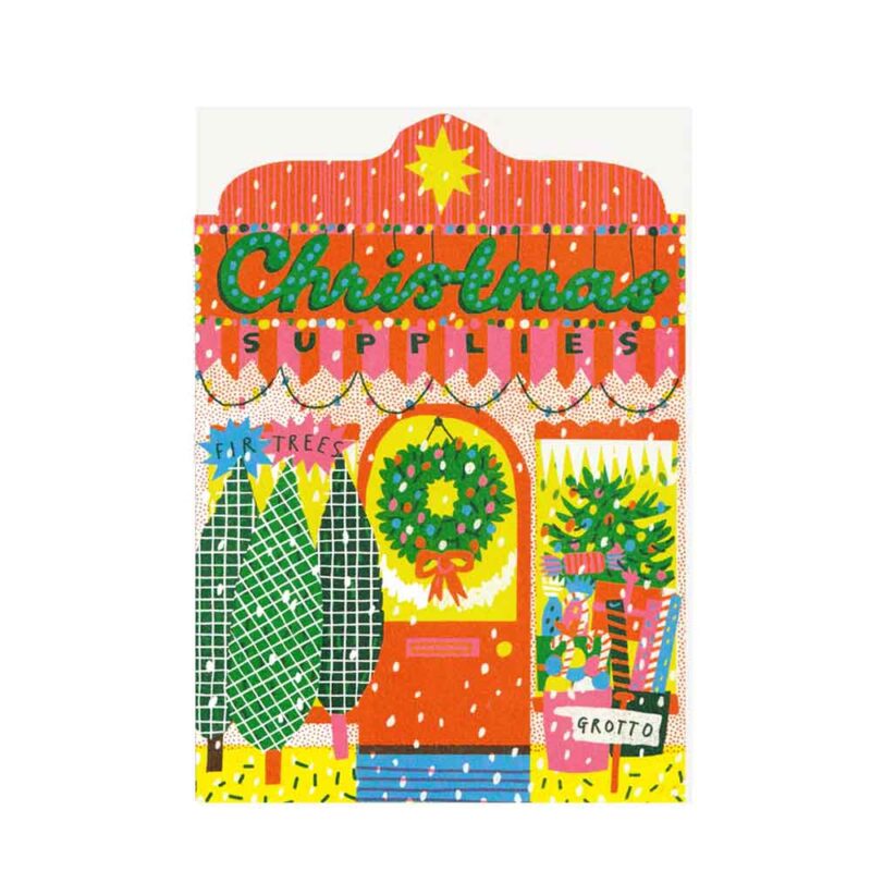 Formgestanzte Klappkarte, Christmas