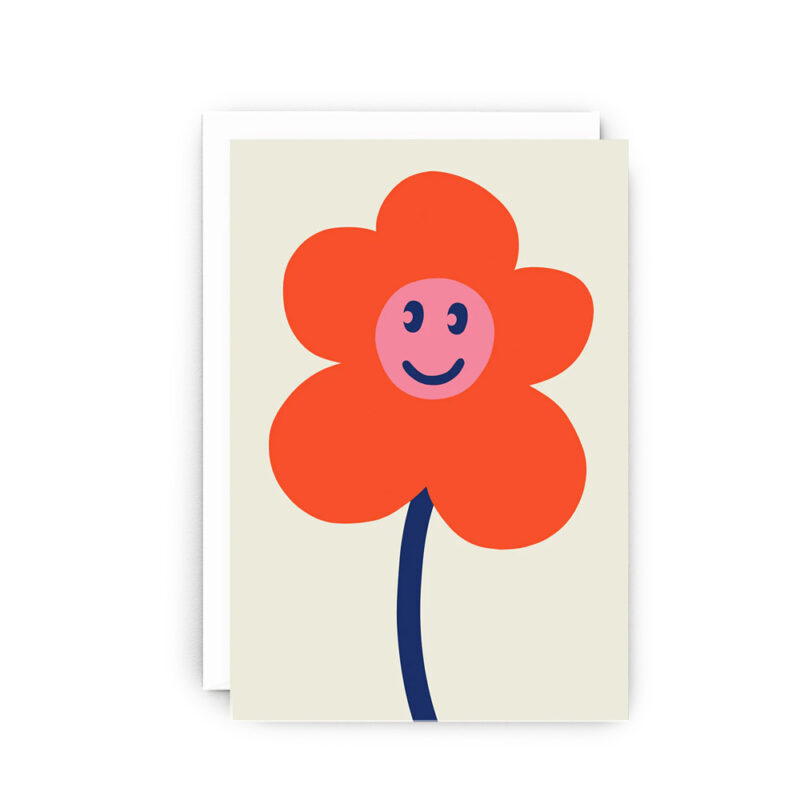 Klappkarte Happy Flower