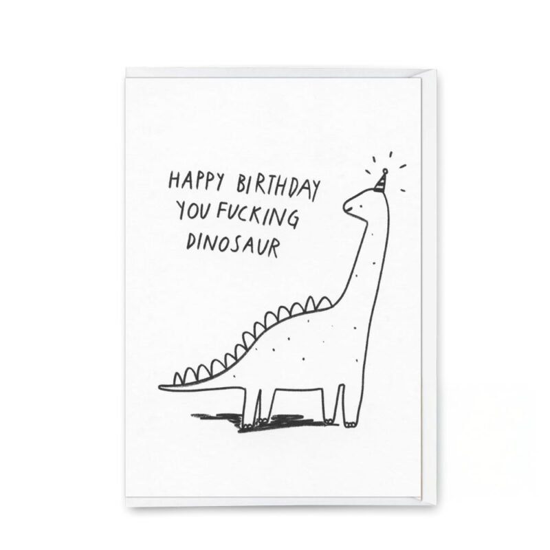 Klappkarte Dinosaur